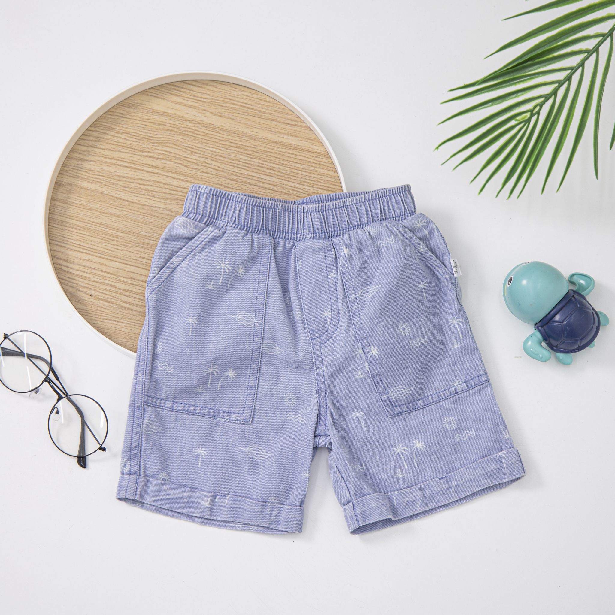 Quần kaki họa tiết phối túi ốp_thumbnail_1