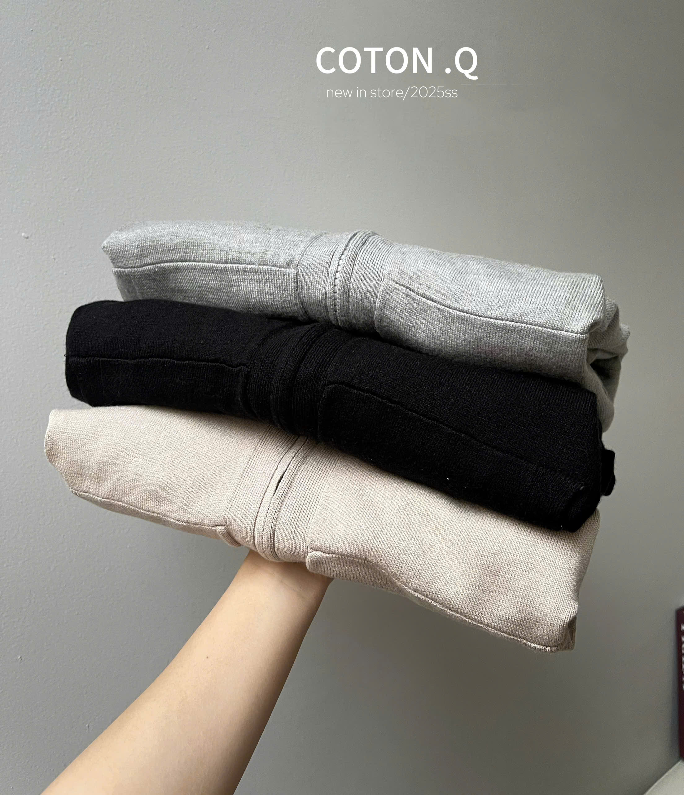 Áo khoác Cotton-Q ( ĐEN )_thumbnail_9