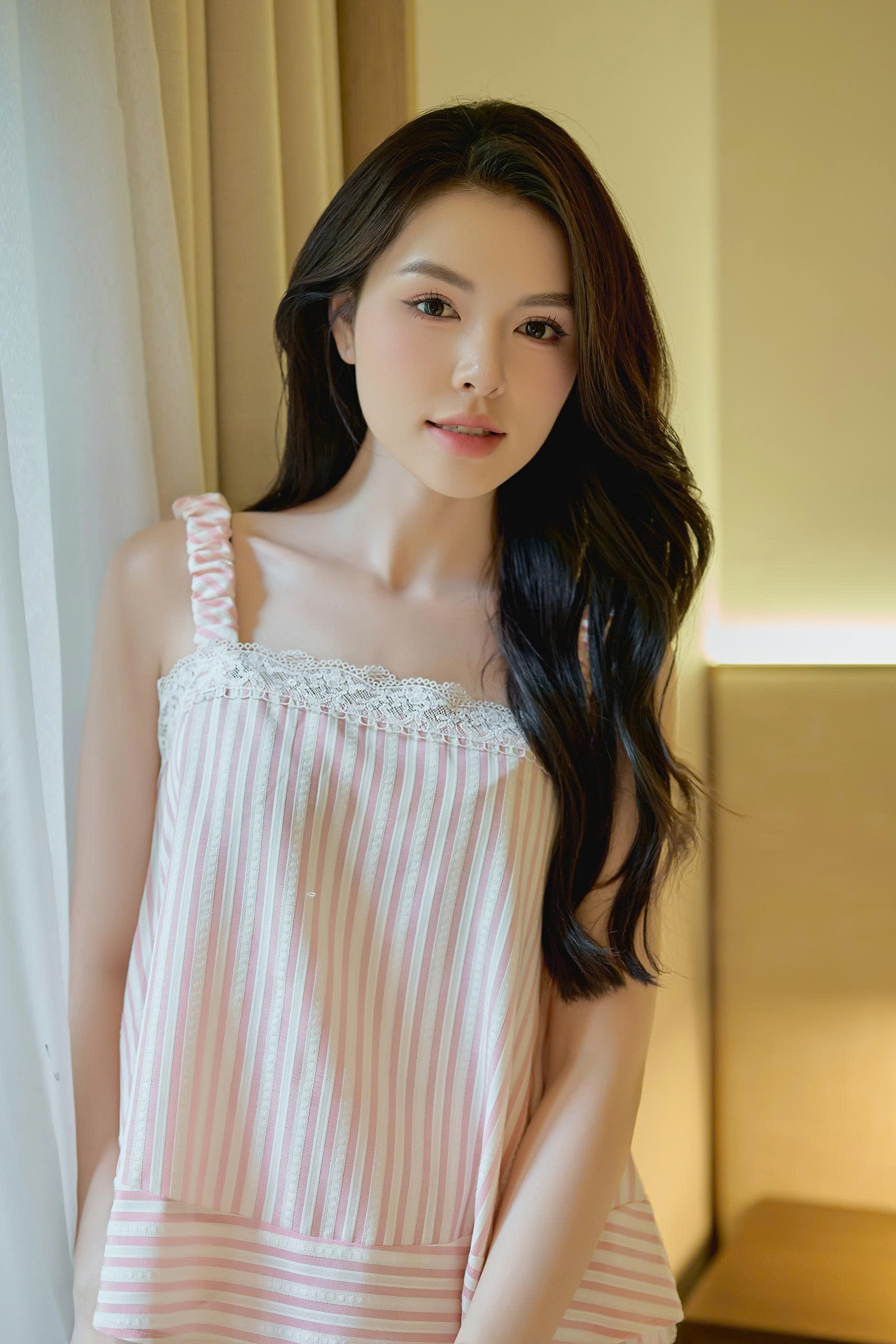 Bộ cotton áo 2 dây quần cộc BN619_thumbnail_2