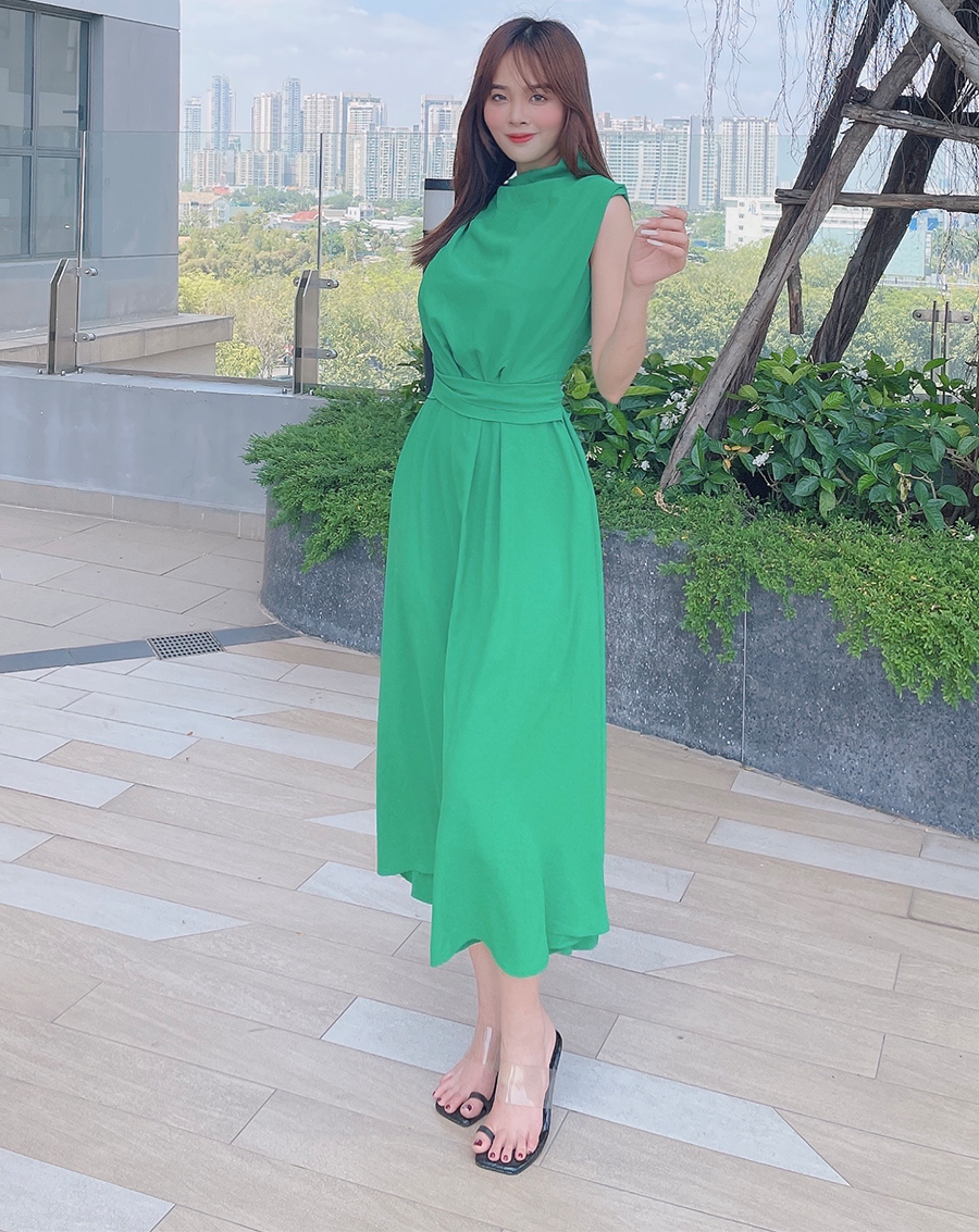 Đầm maxi thiết kế phong cách