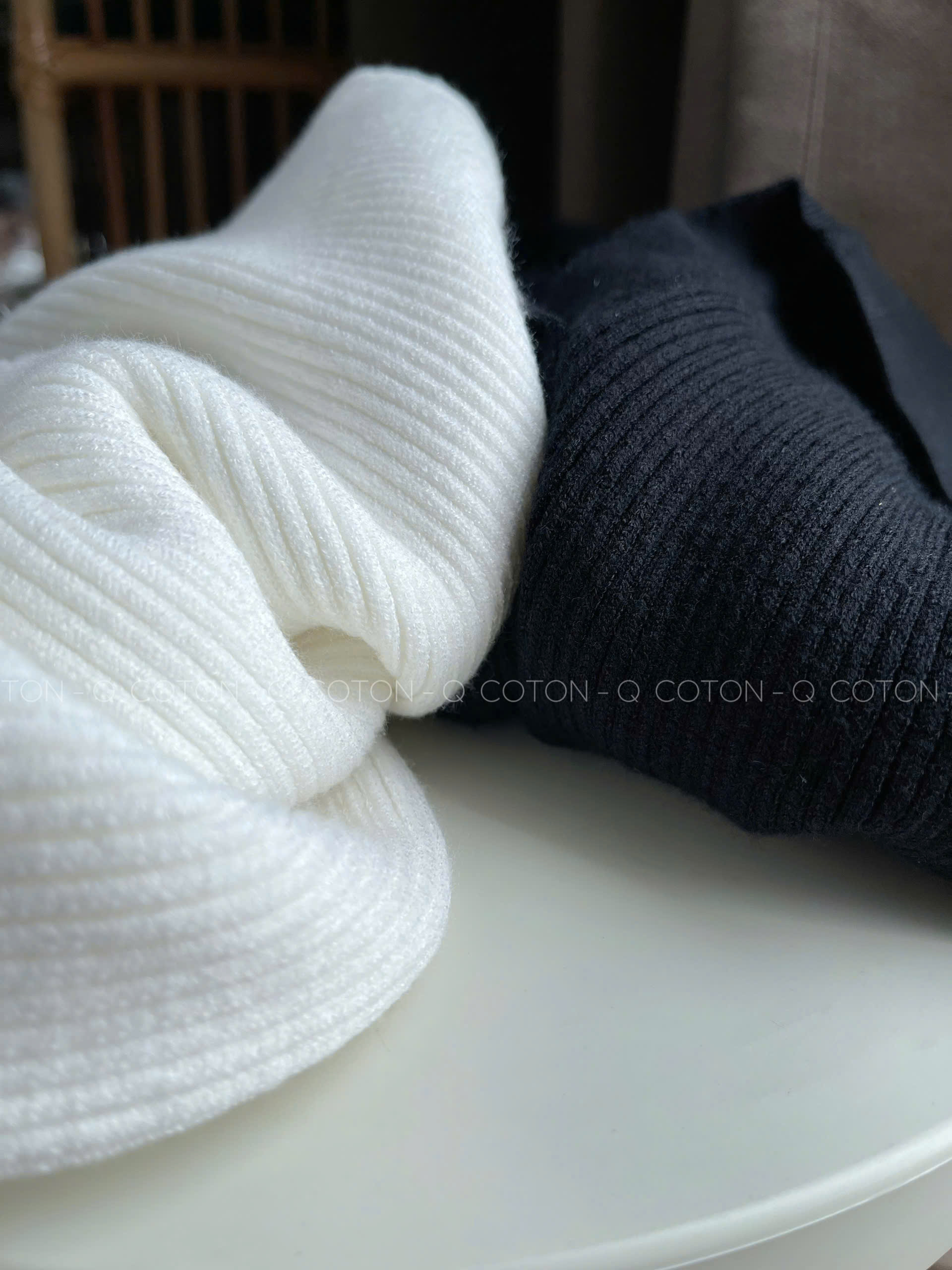 Áo thun tay ngắn Cotton Q ba lỗ dệt ( TRẮNG )_thumbnail_4