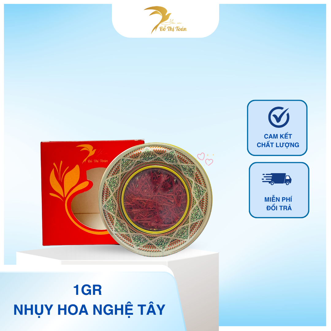 [D43] Nhụy Hoa Nghệ Tây [Saffron]- HỘP 1GR