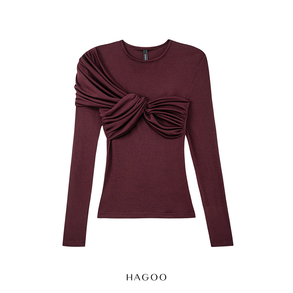 Áo thun xếp nếp nhún HAGOO_thumbnail_3