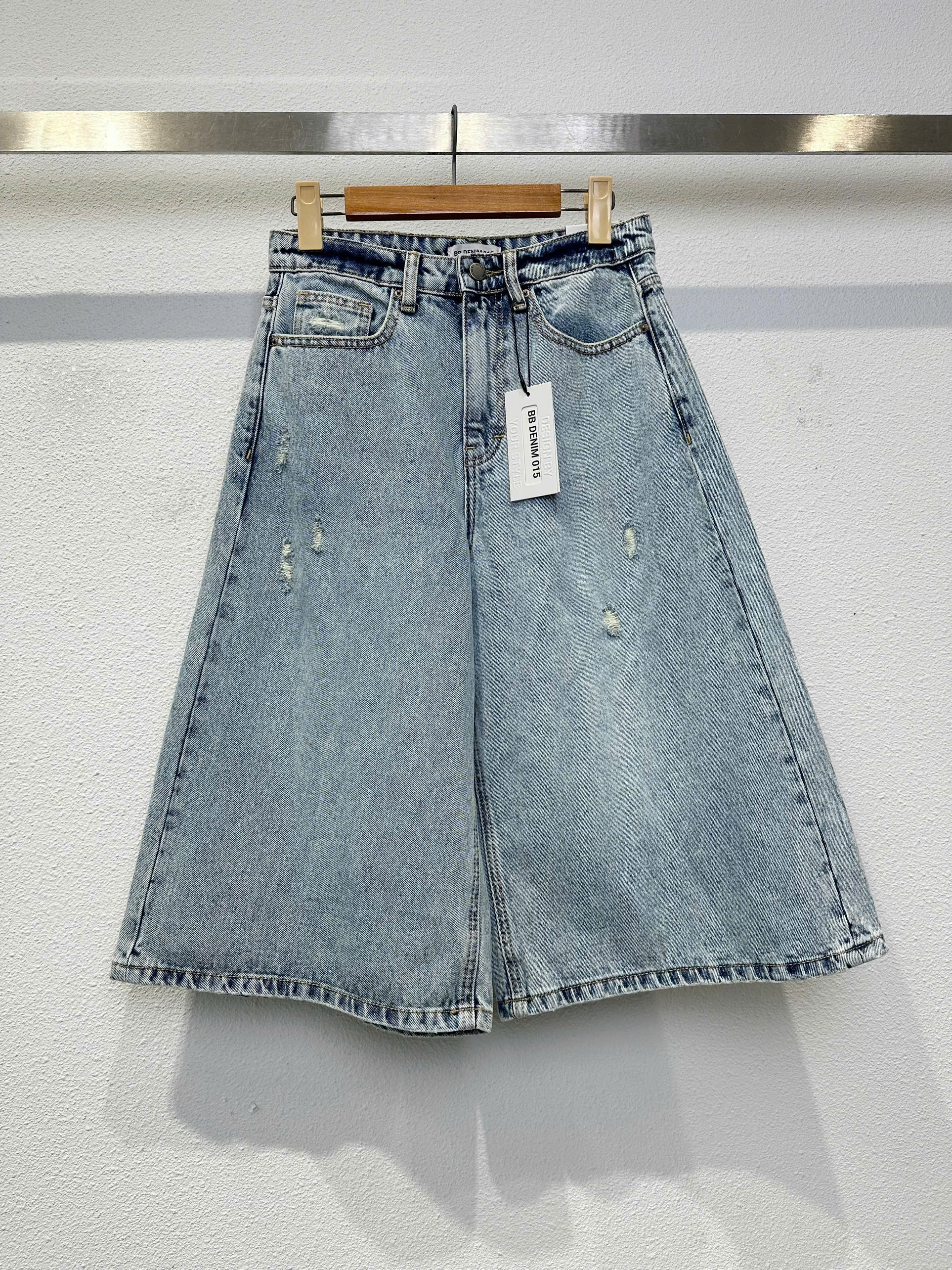 G888 QUẦN BB DENIM LỬNG NHẠT