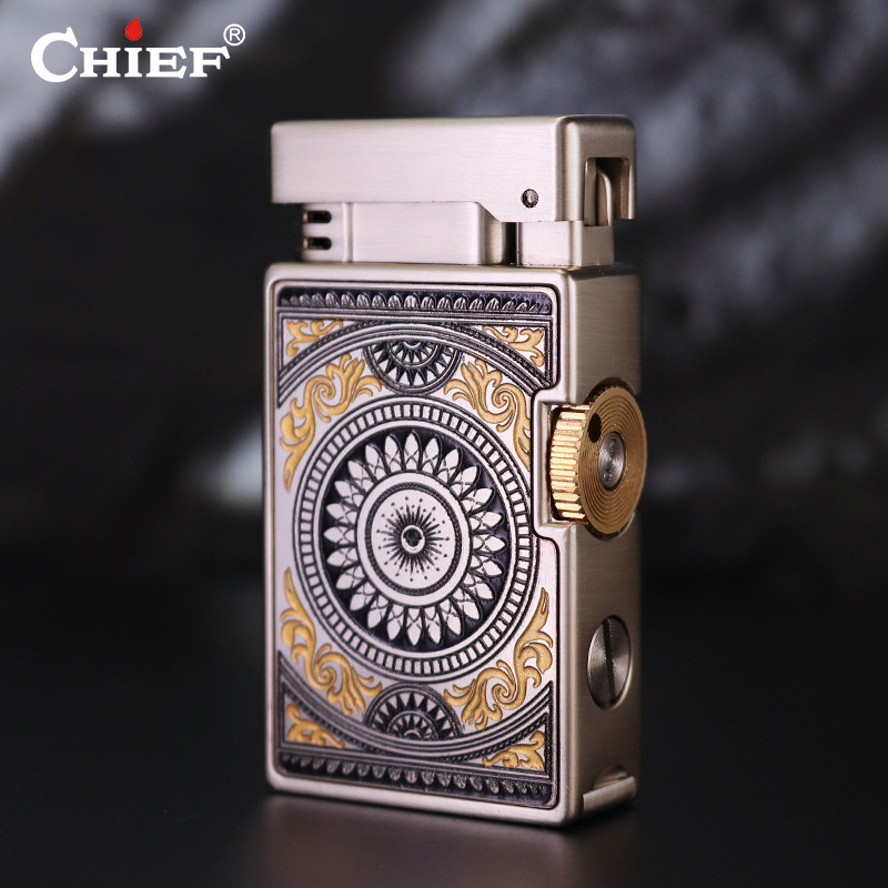 Bật lửa CHIEF 719 tặng kèm xăng, đá. bấc fullbox_thumbnail_5