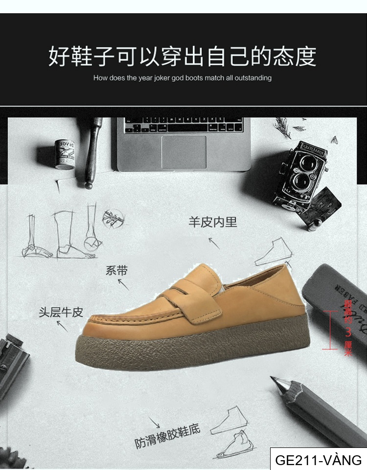 GE211 - Giày lười nam da thật kiểu Âu thời trang, phong cách thường ngày_thumbnail_8