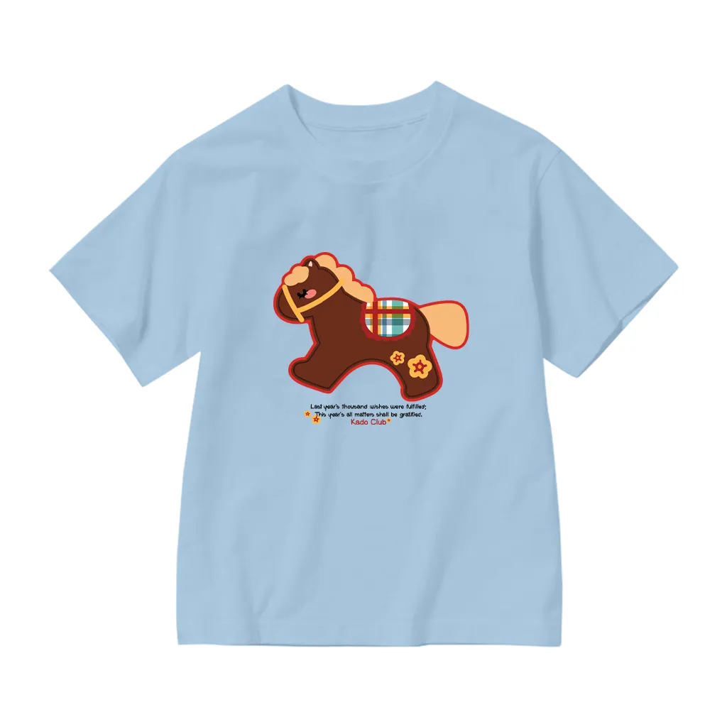 Áo thun form rộng bé gái Kado vải cotton thoáng mát mềm mại Ngựa gỗ đáng yêu 2906_thumbnail_13