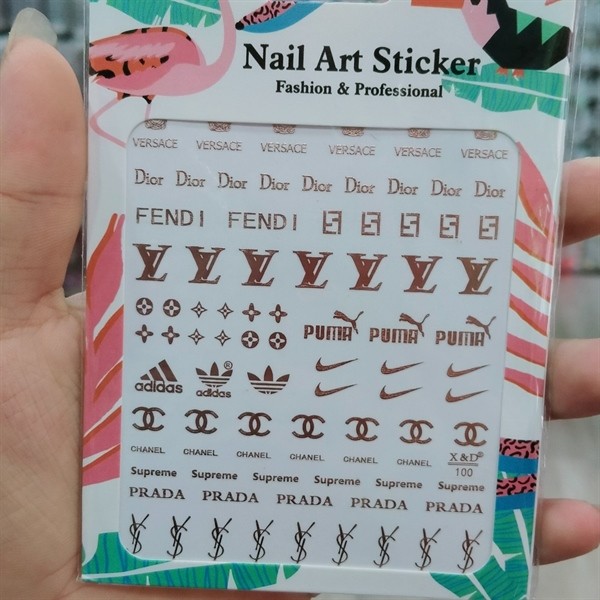 Sticker Thương hiệu D100