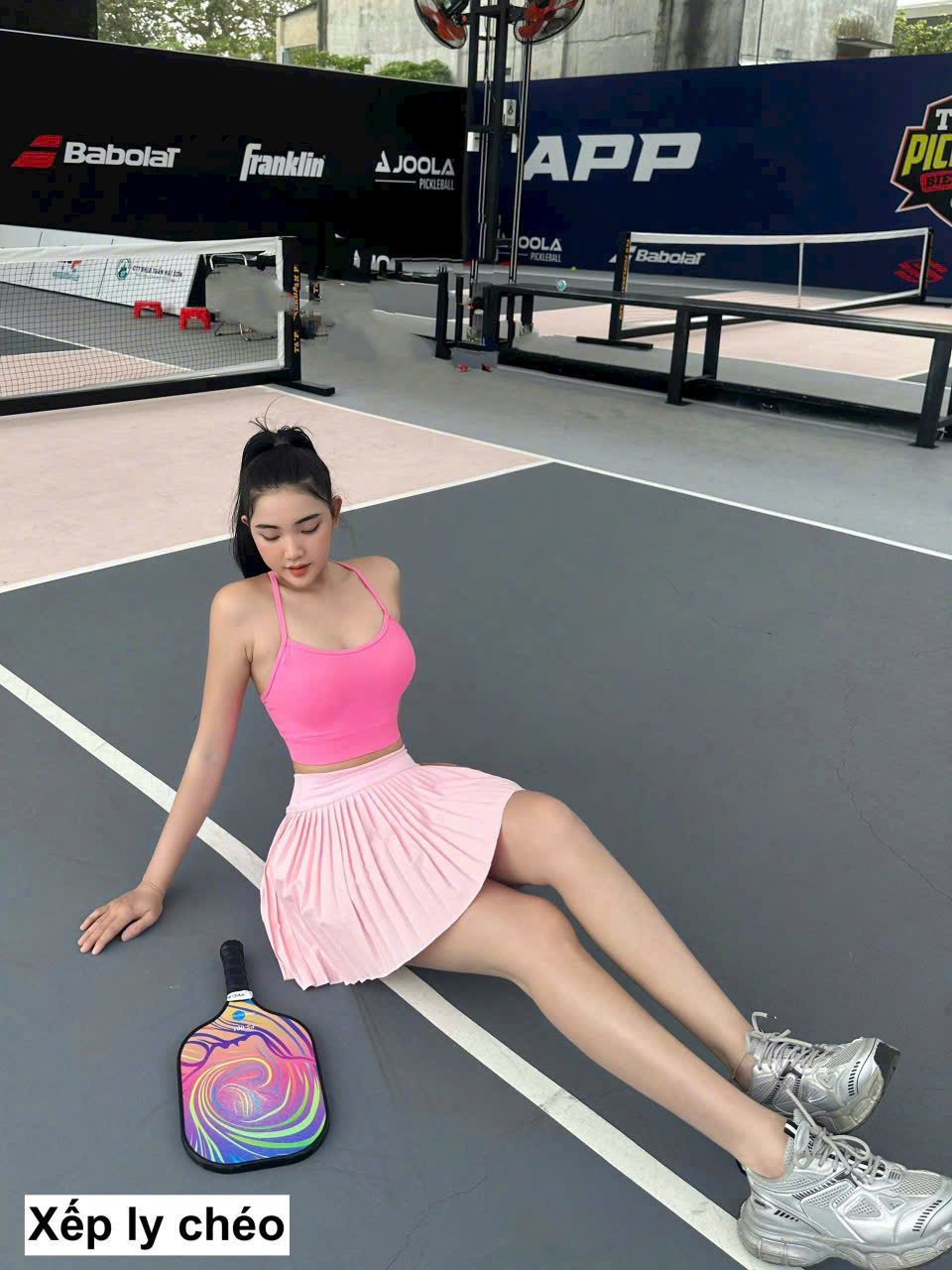 Chân Váy Thể Thao Nữ Xếp Li Nhỏ Vạt Chéo_thumbnail_7