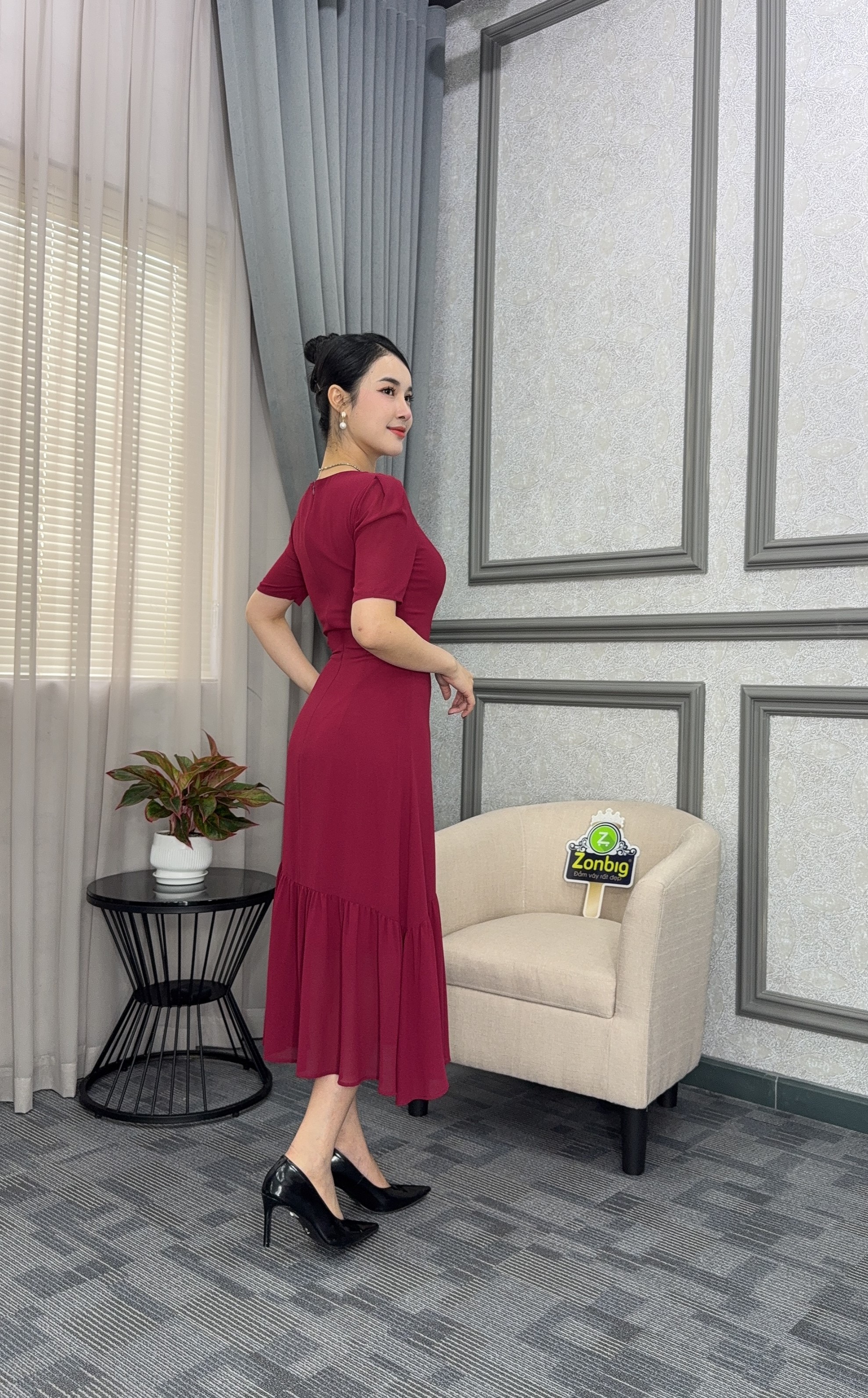Đầm xòe - Y1889 - Thương hiệu Zonbig_thumbnail_1