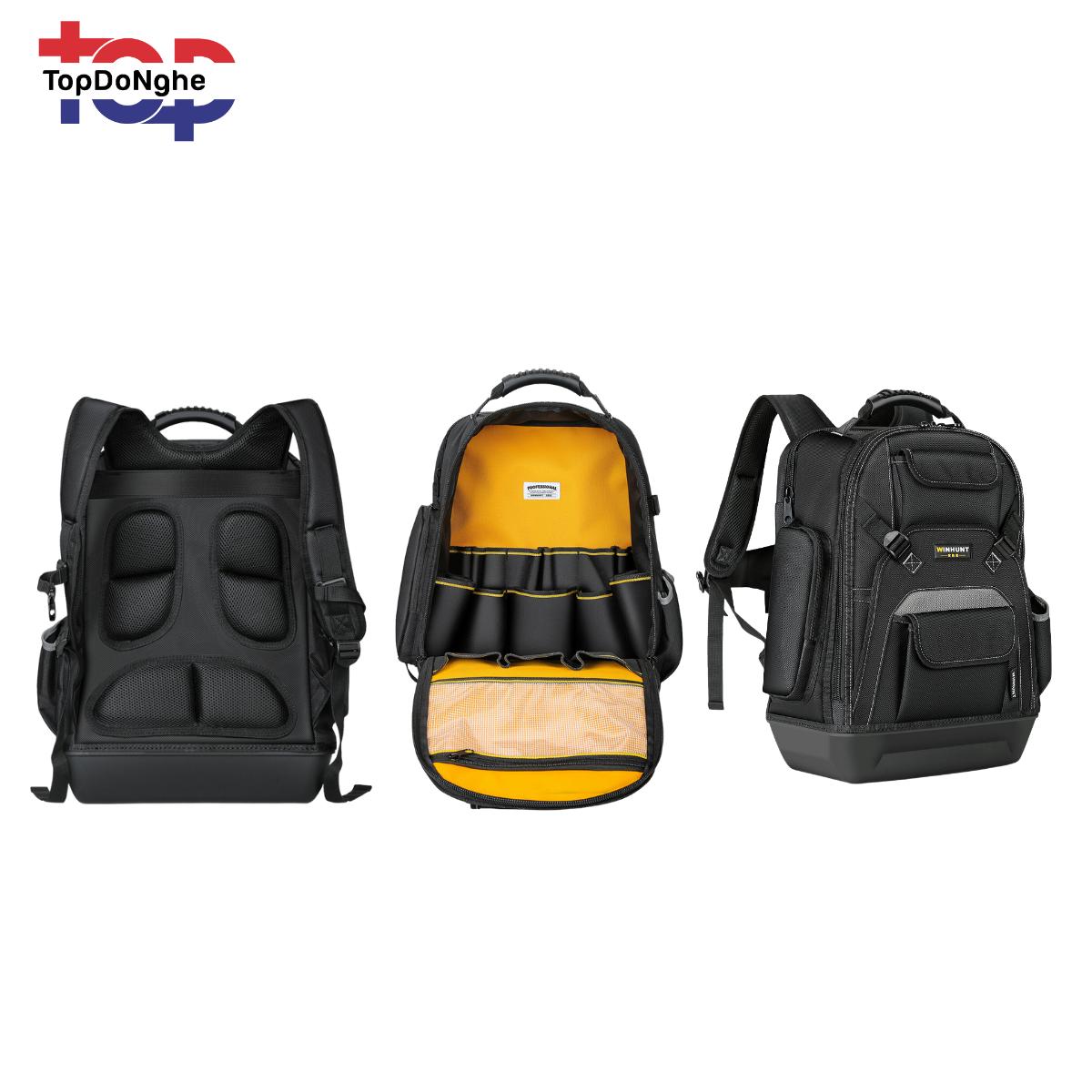 Balo đồ nghề WINHUNT cao cấp Balo đựng đồ nghề cơ khí sửa chữa điện nước, camera, thạch cao đế nhựa chống thấm nước có ngăn để laptop túi  đồ balo  đồ_thumbnail_6
