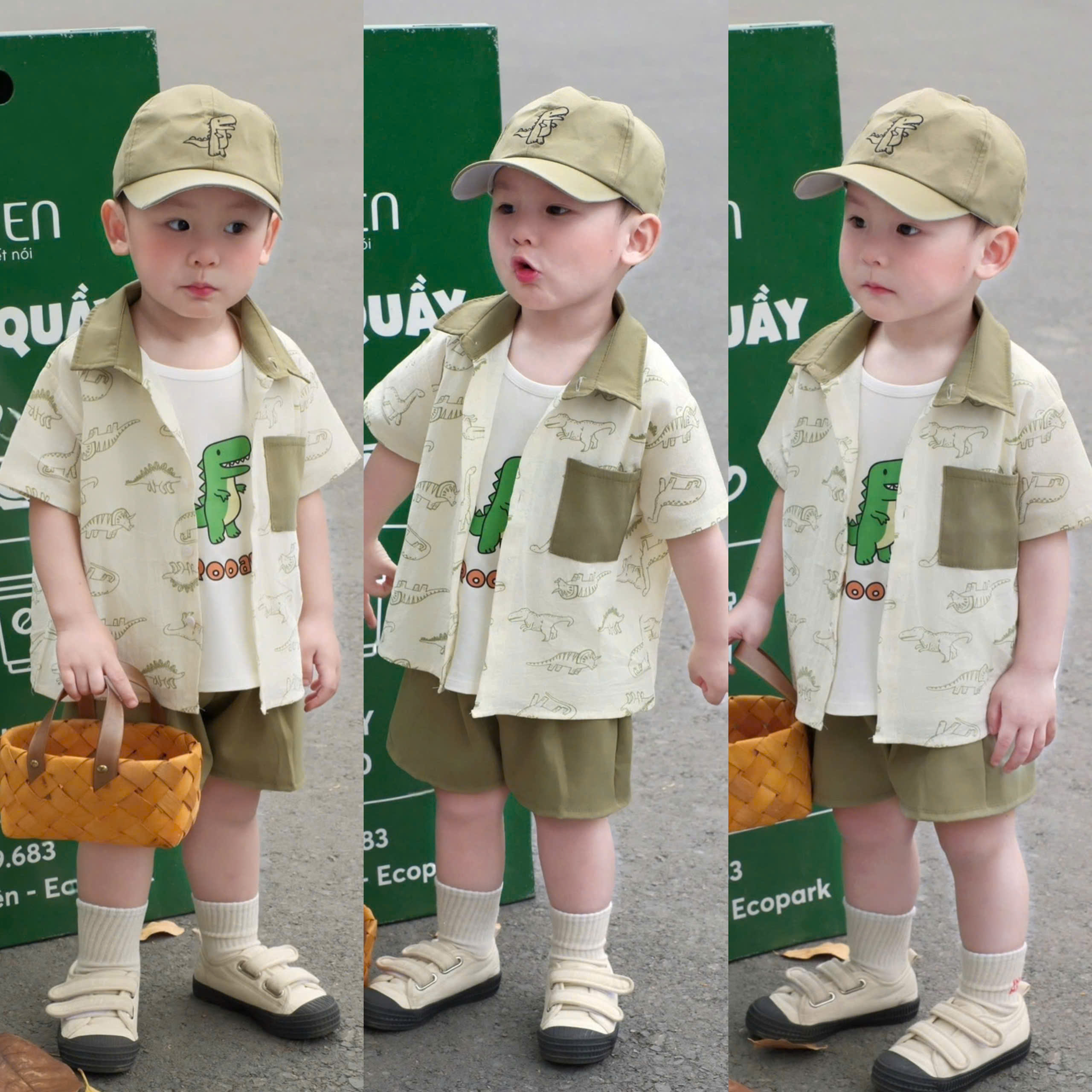 K35 SET 4 CT CỘC KHỦNG LONG ROOAR KÈM MŨ- A111.117