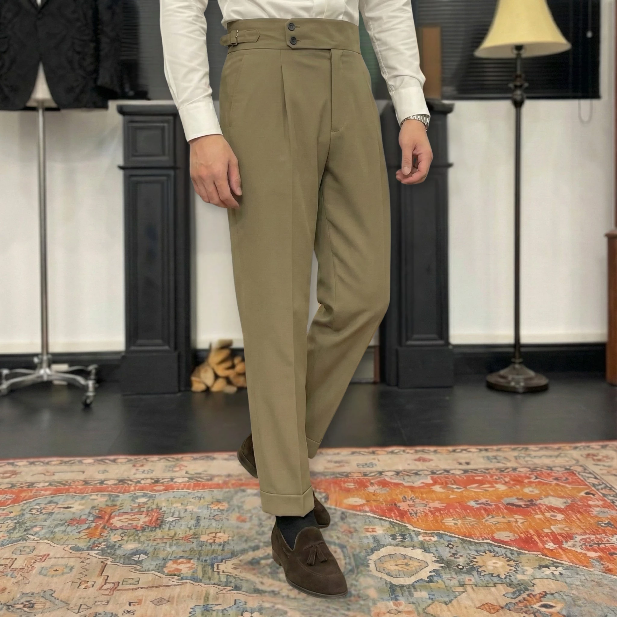 Quần Âu Sidetab Là Gì? Giải Pháp Tối Ưu Thay Thế Thắt Lưng Da Cho Nam Giới