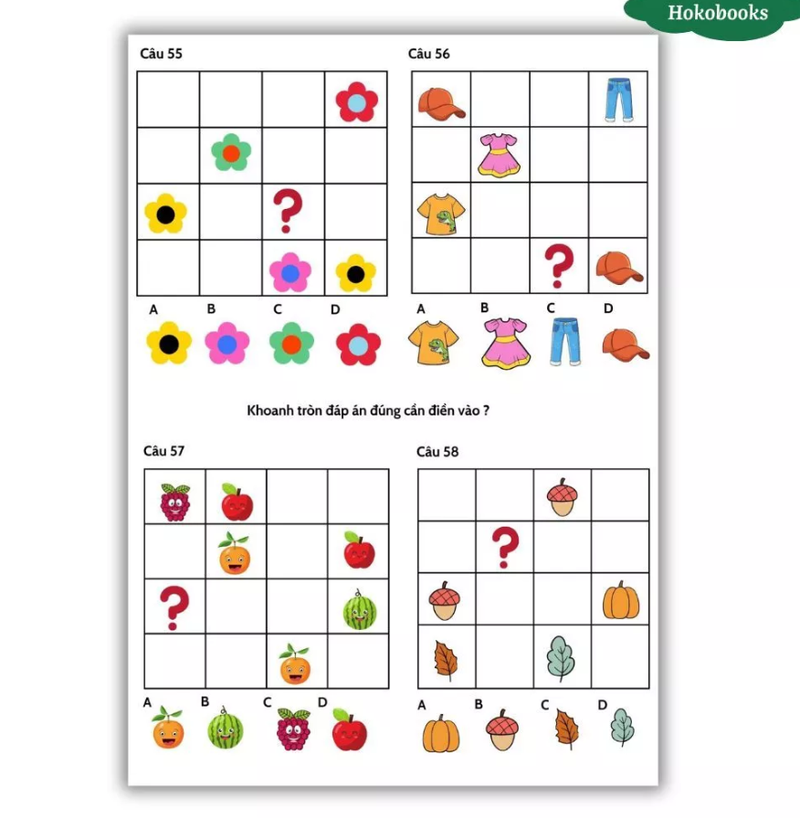 Bộ 38 tờ Học liệu Sudoku giáo dục sớm Montessori, rèn tư duy logic, trí thông minh IQ, phiếu bài tập mầm non HL118_thumbnail_2