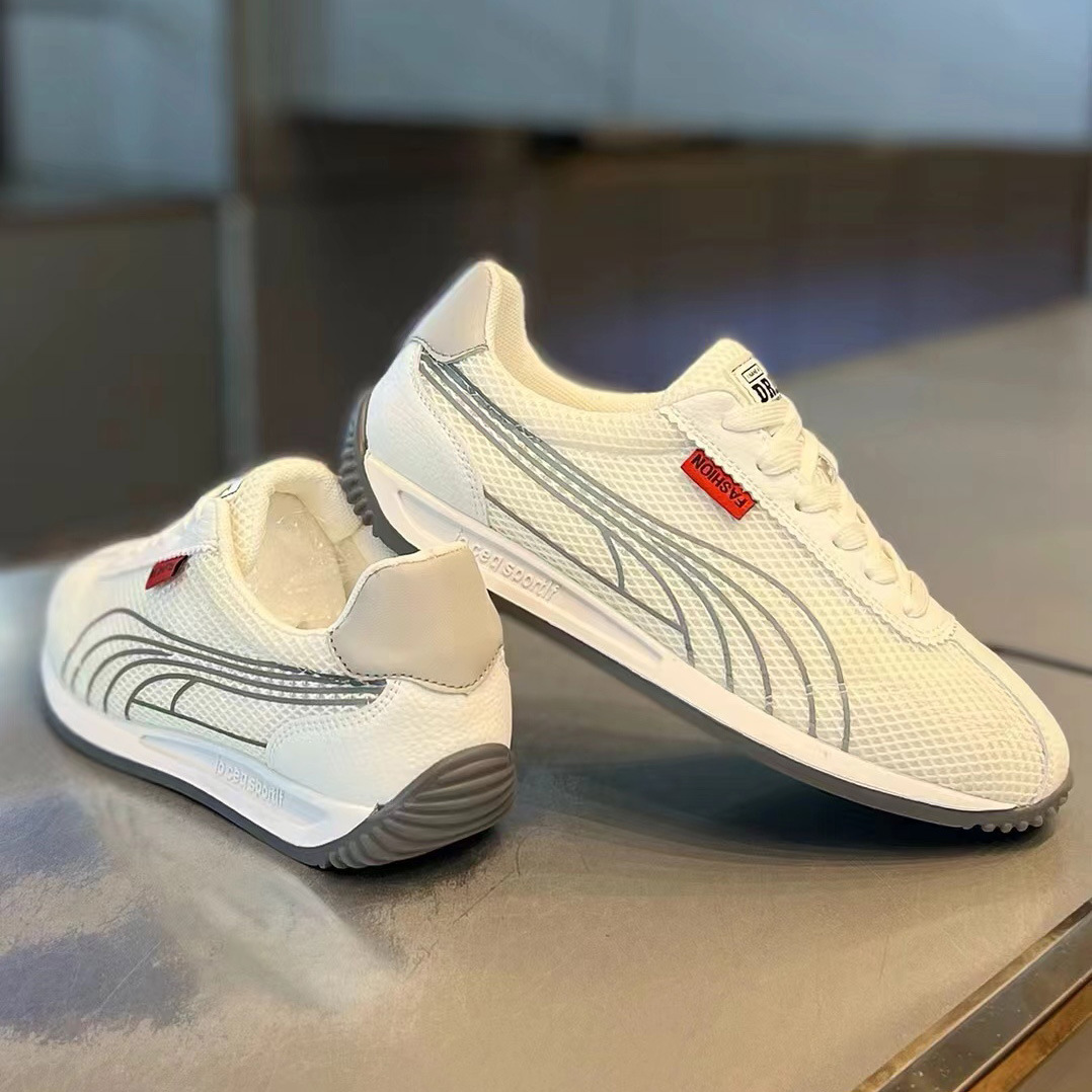 GA38 - Giày Sneaker Nam 2024 – Lưới Thoáng Khí, Nhẹ, Đế Mềm, Phong Cách Hàn Quốc