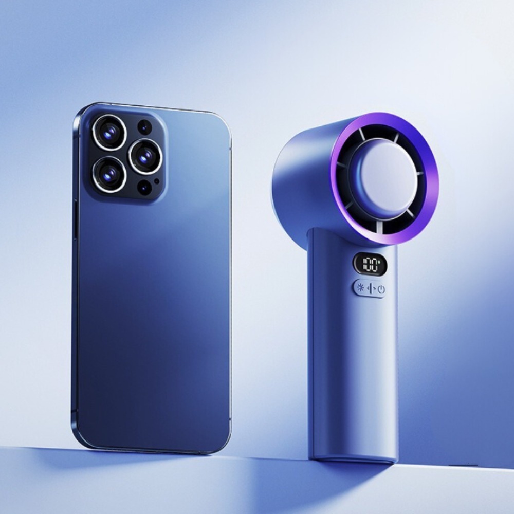 Quạt Cầm Tay Mini NMIMART 100 Mức Gió, Sạc Nhanh, Làm Mát Nhanh Dùng Lên Đến 10 Giờ_thumbnail_2