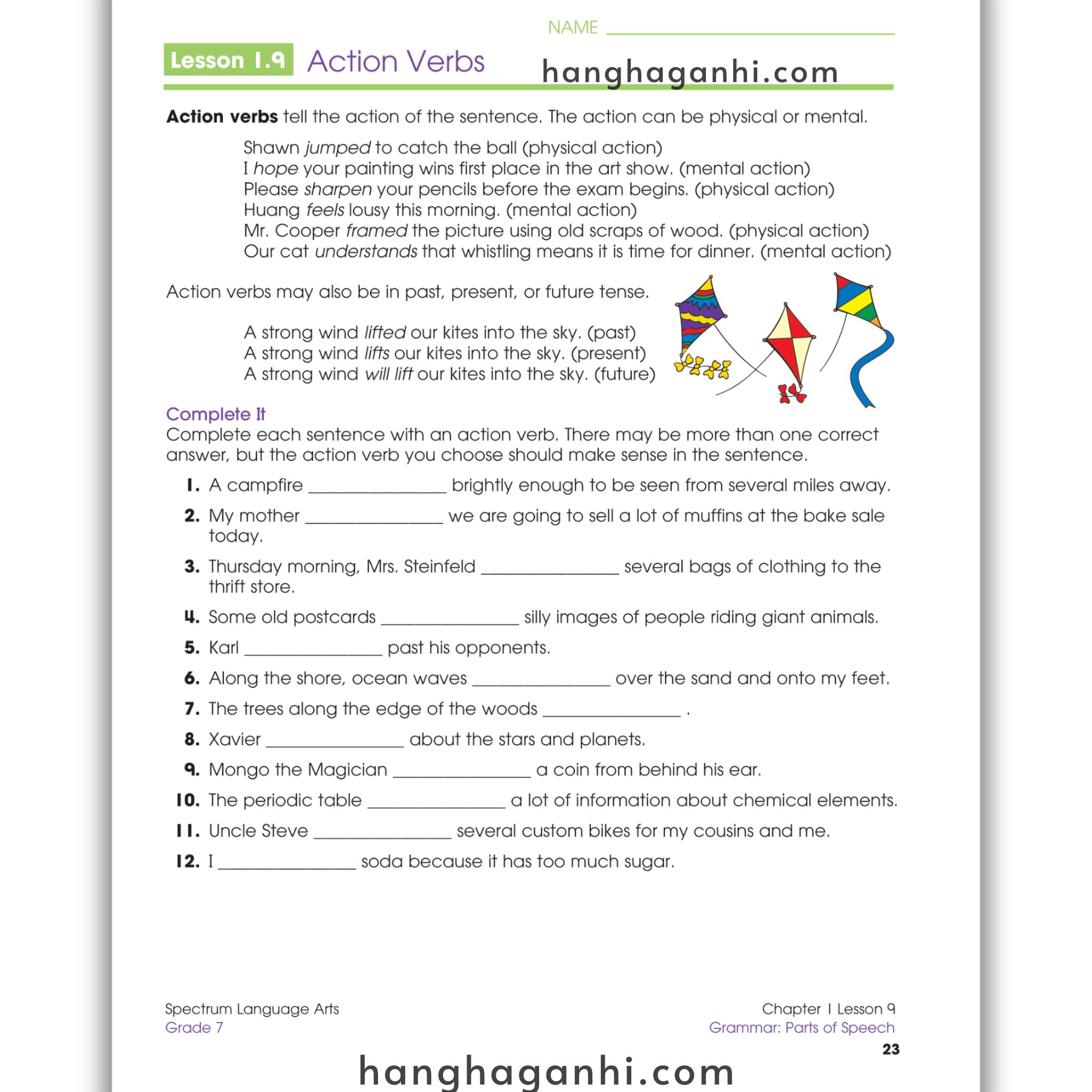 Sách Spectrum Language Arts Workbook Grade 7_thumbnail_9