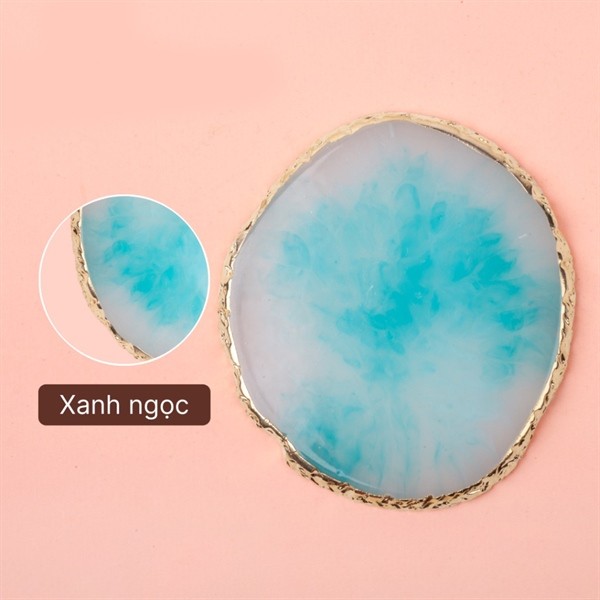 Tấm pha sơn - chụp ảnh - đá - màu xanh ngọc