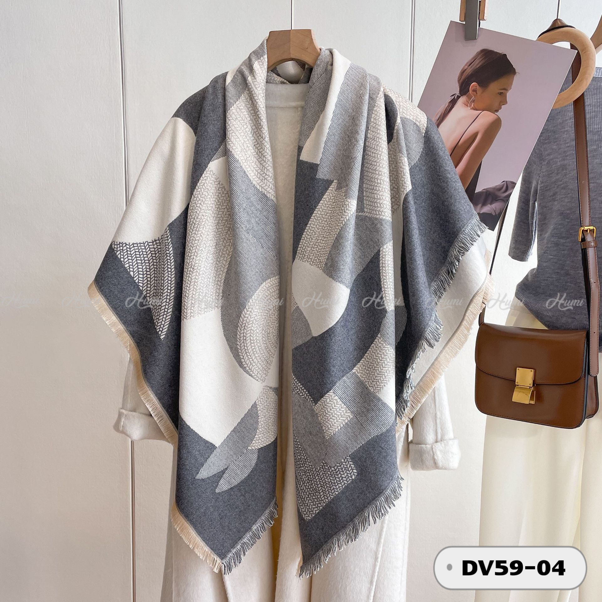 KHĂN CASHMERE VUÔNG 130x130CM (DV59-04)