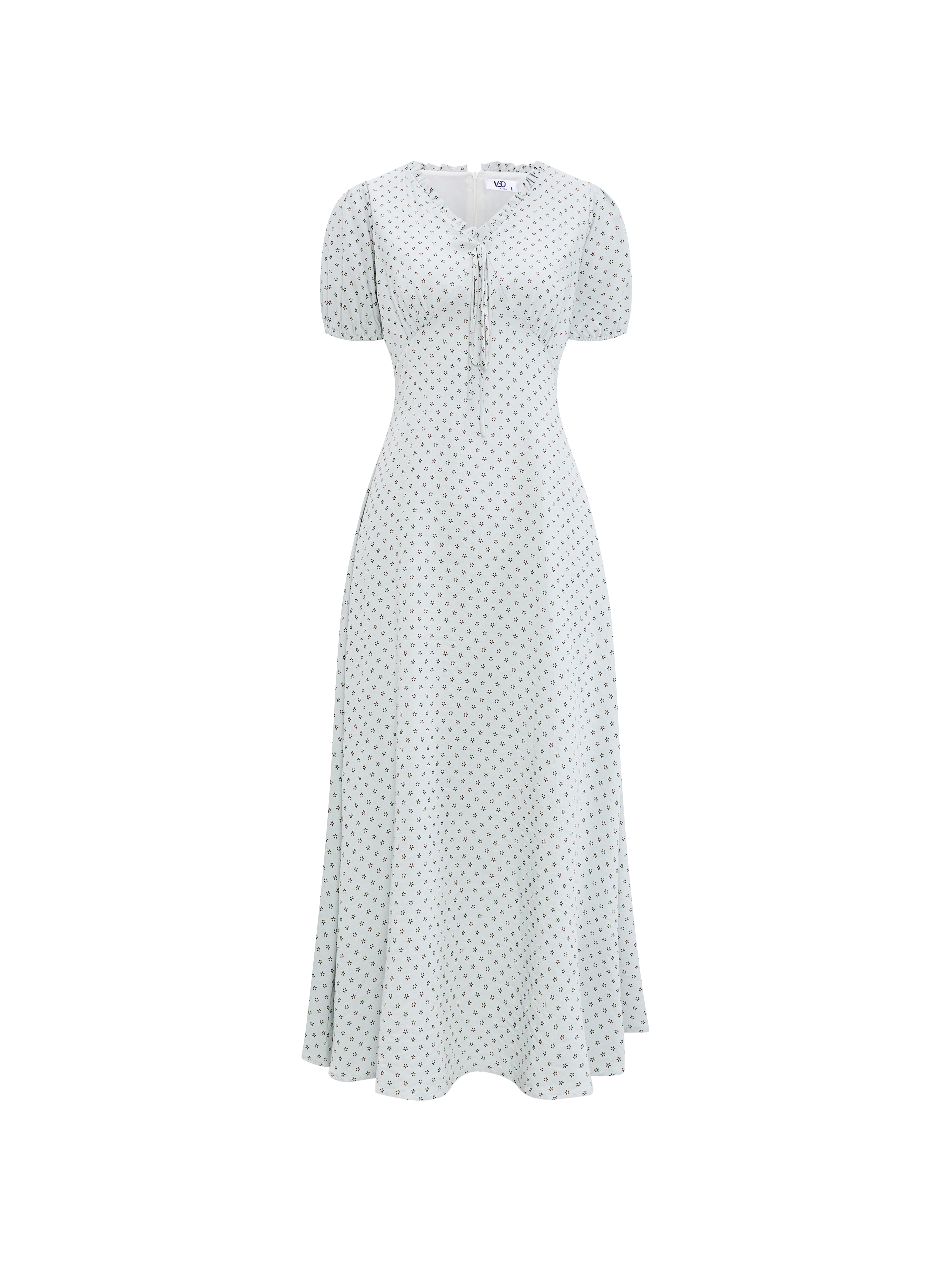 BIGSIZE NỮ- Đầm dáng dài hoa nhí V-DA205_thumbnail_4