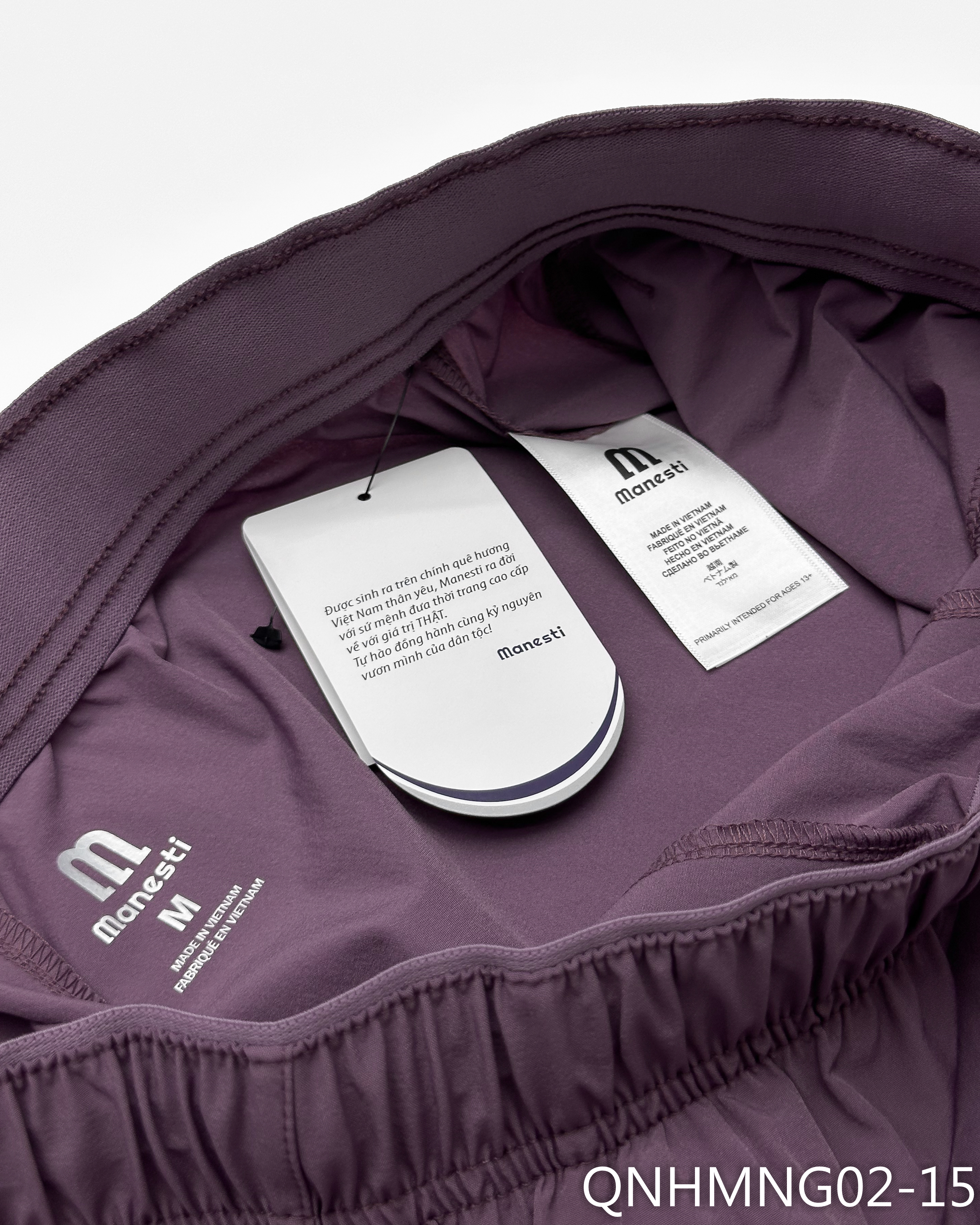 QUẦN NGẮN CHUN MANESTI GIÓ TRƠN VIỀN BO_thumbnail_29