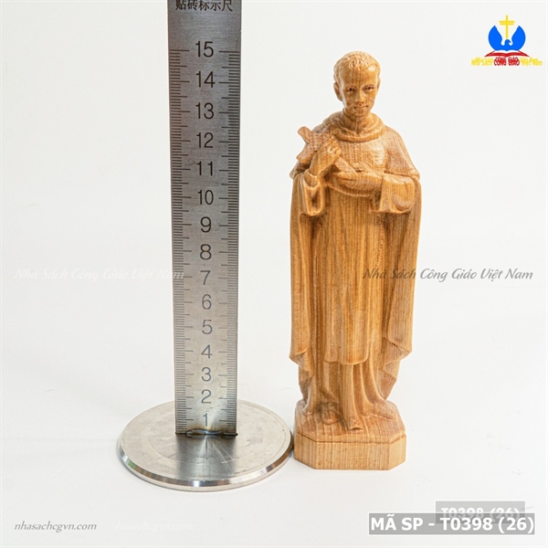 Tượng Thánh Martin 15cm gỗ Pơmu_thumbnail_4