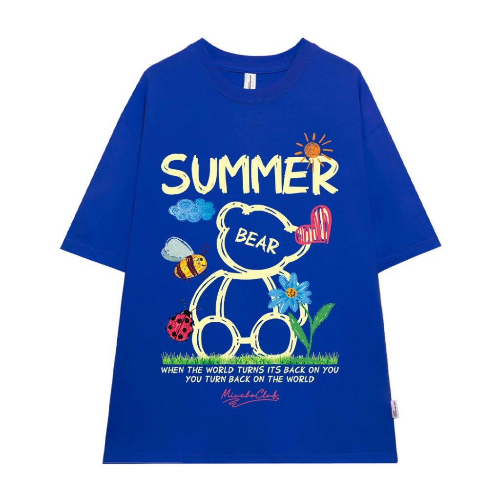 Áo thun nam form rộng local brand ATD1147 Miucho Man tay ngắn thoáng mát cổ tròn in mix BST hè biển_thumbnail_14