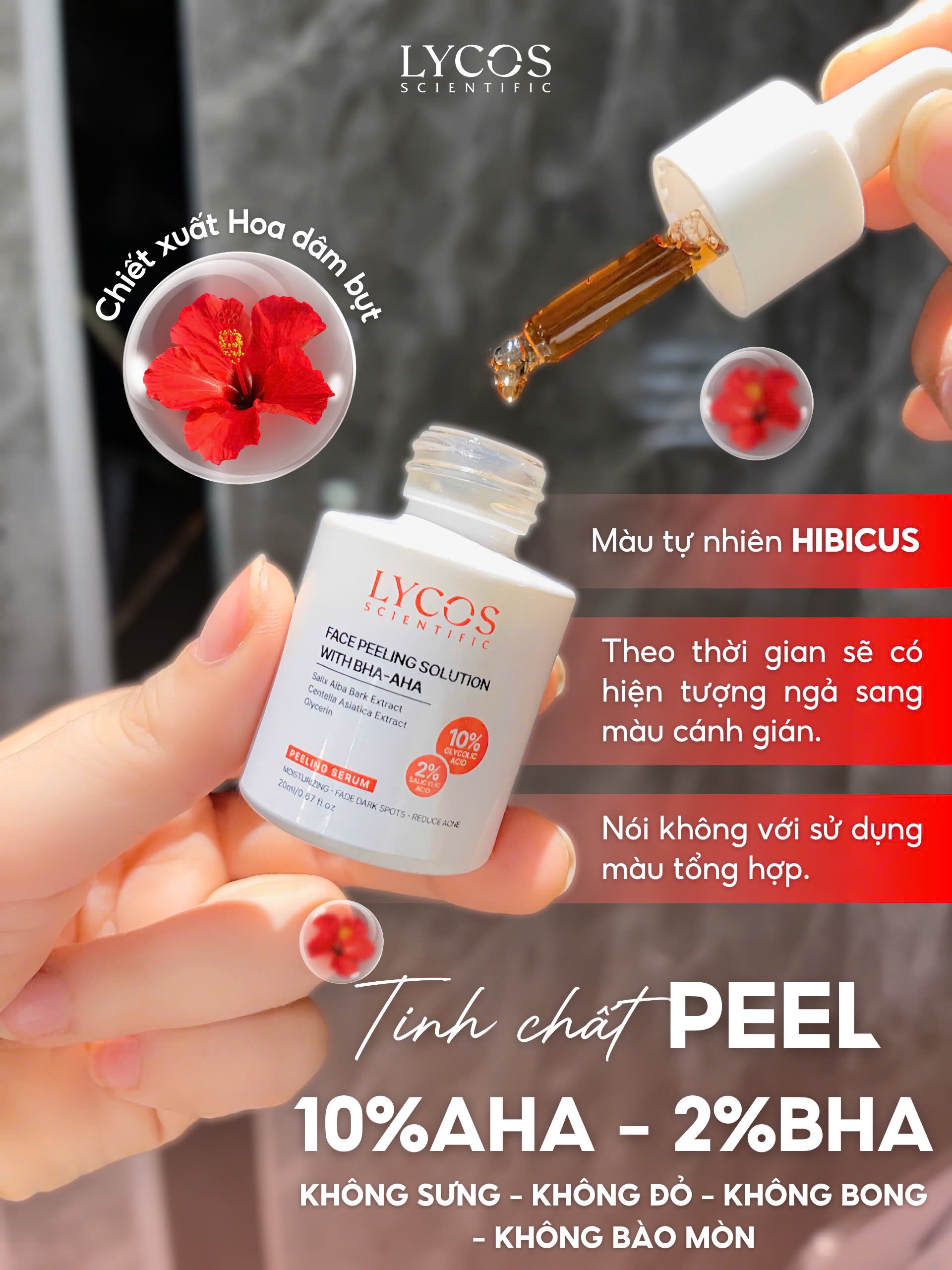Tinh Chất Peel LYCOS 10%AHA – 2%BHA Tẩy Tế Bào Chết, Thông Thoáng Lỗ Chân Lông & Hỗ Trợ Làm Đều Màu Da 20ml_thumbnail_12