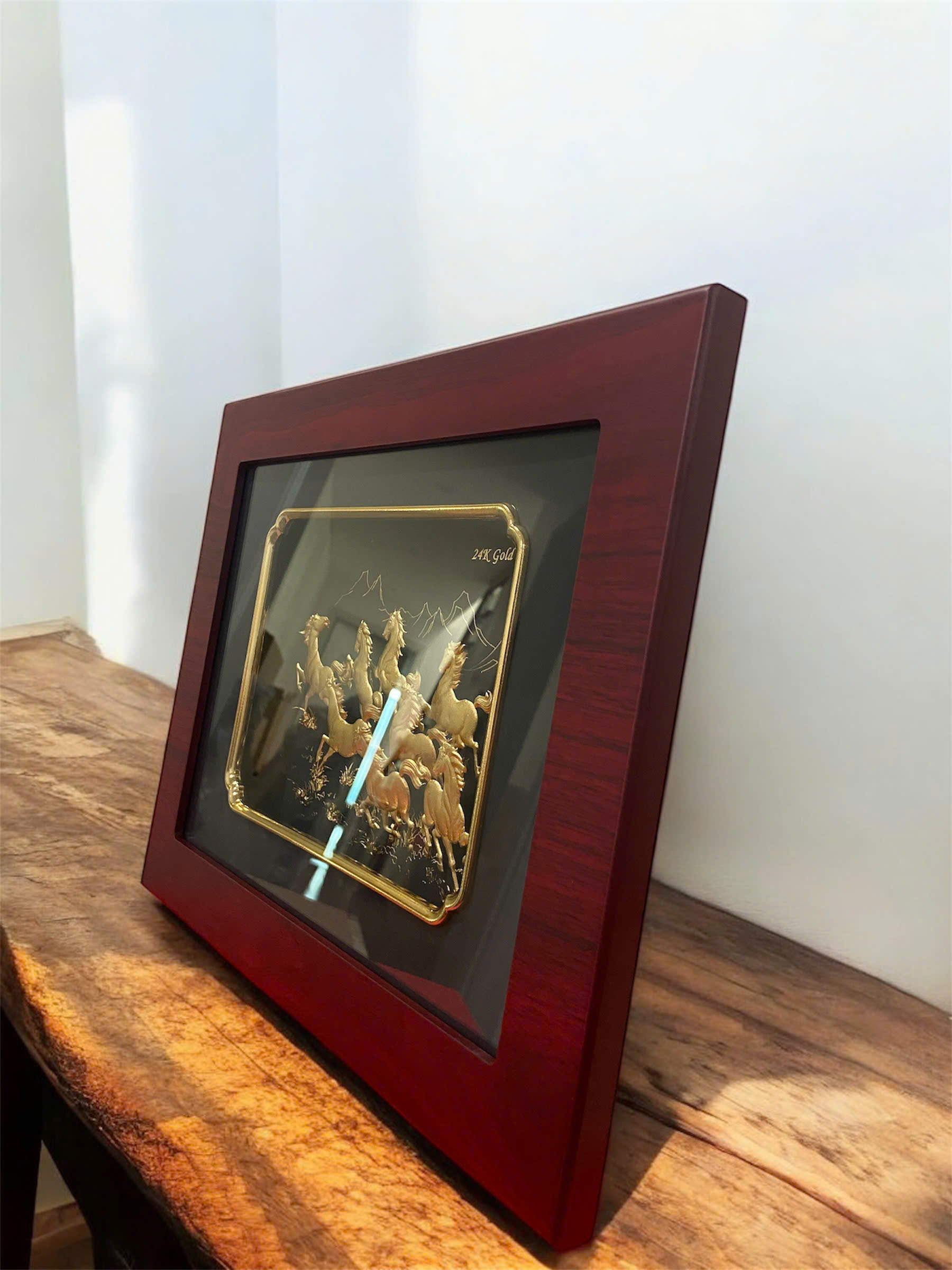 `Tranh mã đáo thành công 34cm x 27 cm mạ vàng 24k_thumbnail_3