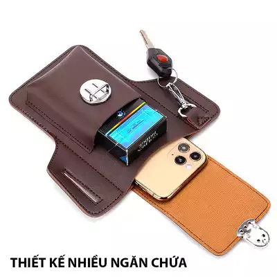 Túi Đựng Điện Thoại Đeo Thắt Lưng Da Mềm Cao Cấp Tiện Lợi Thời Trang_thumbnail_11