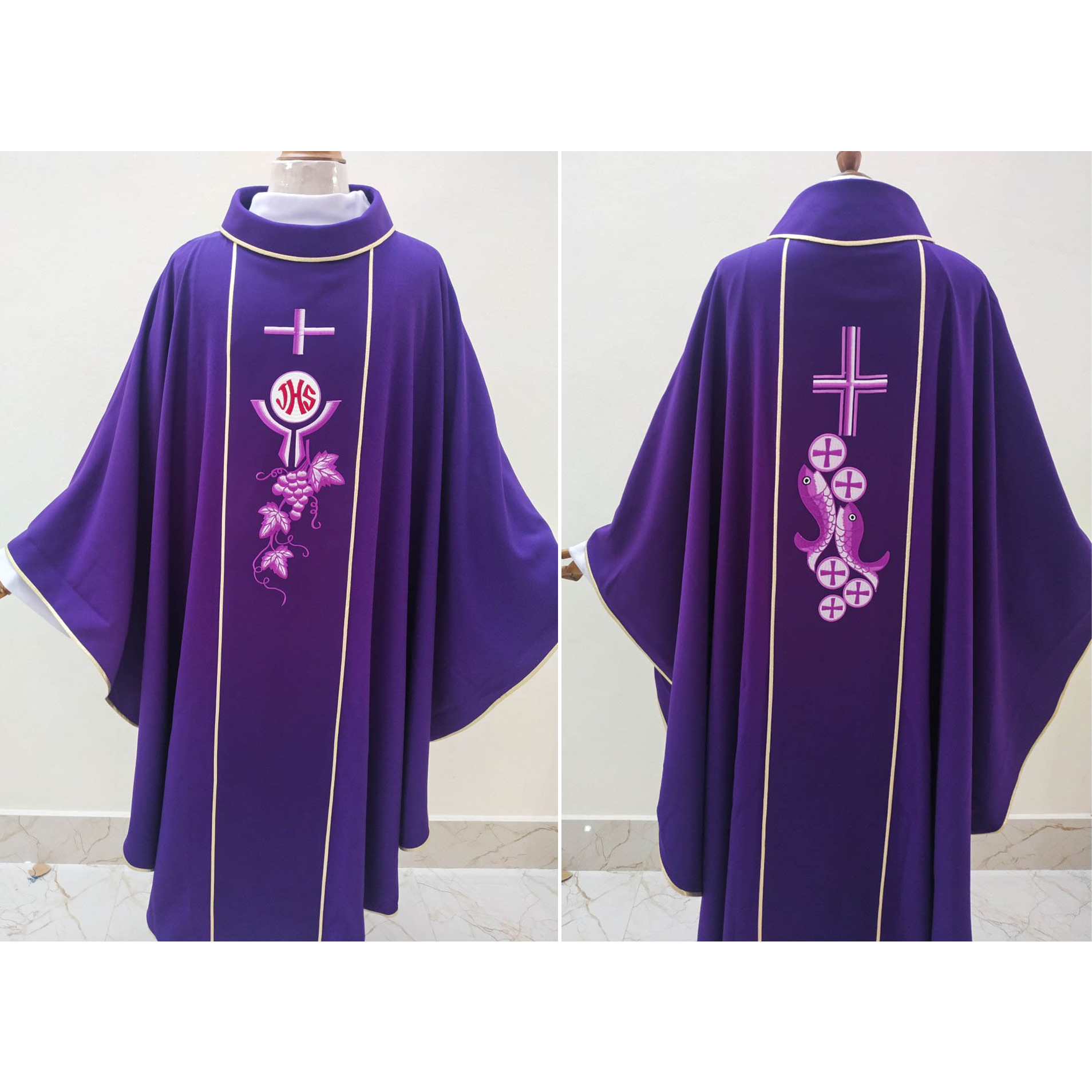 Áo lễ linh mục màu tím - Qùa tặng tân linh mục - Qùa tặng cha xứ