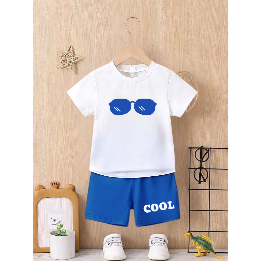 Bộ đồ bé trai in hình mắt kính - Loza Kids SB83_thumbnail_1