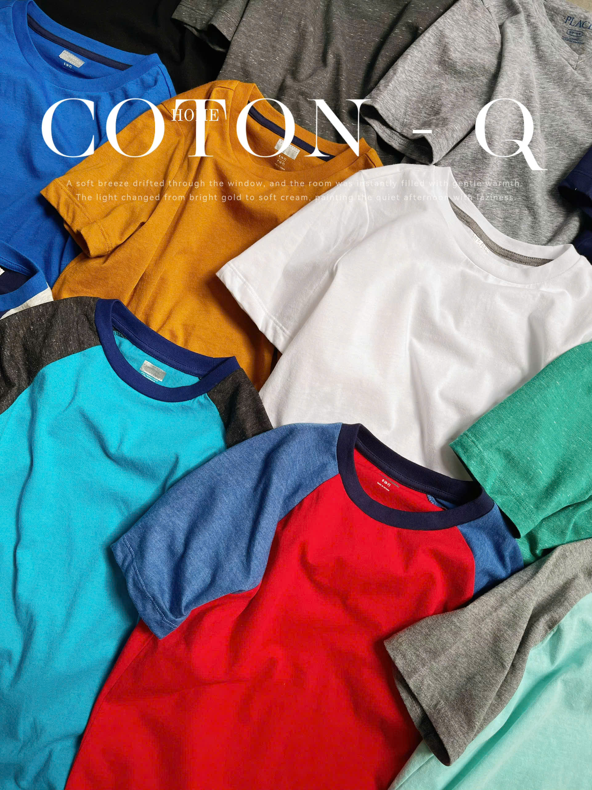 Set 4 áo bé form thường ( NGẪU NHIÊN ) - mua 2 set trùn_thumbnail_6