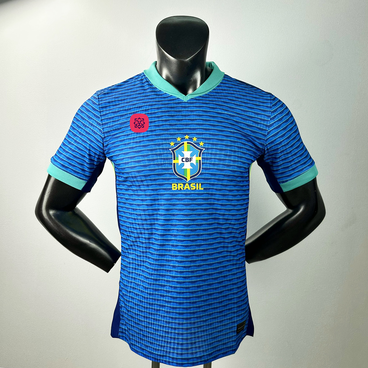 Bộ bóng đá đội tuyển Brazil sân khách xanh 24/25 SF