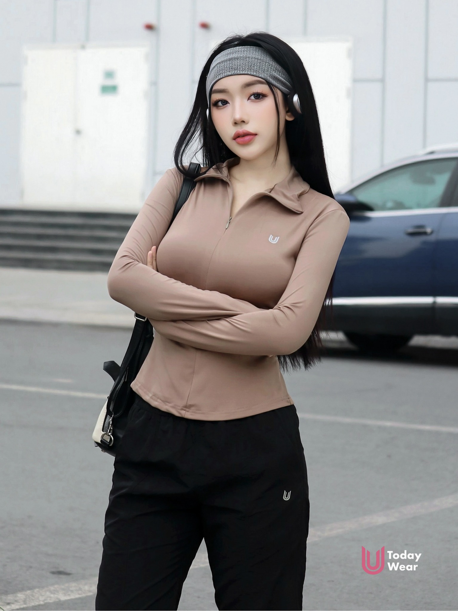 Áo thể thao nữ dài tay cổ polo có bigsize Jolie Long Top_thumbnail_15