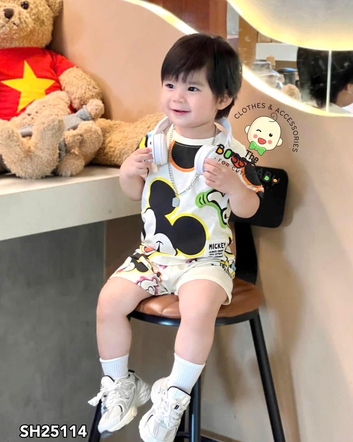 Set bộ cotton kem phối họa tiết mickey_thumbnail_1