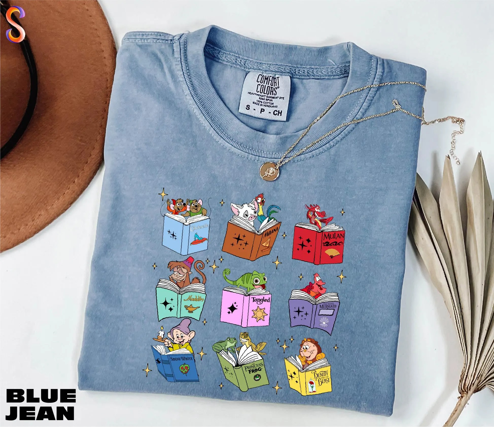 Fairytale Friends Book Club Tee • Cozy Reader Aesthetic