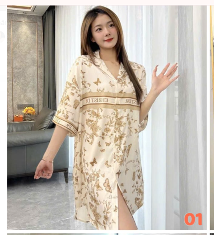 Váy , áo nữ mặc nhà size 3XL