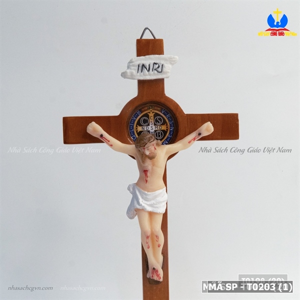 Thánh Giá trừ tà Chúa 10cm treo