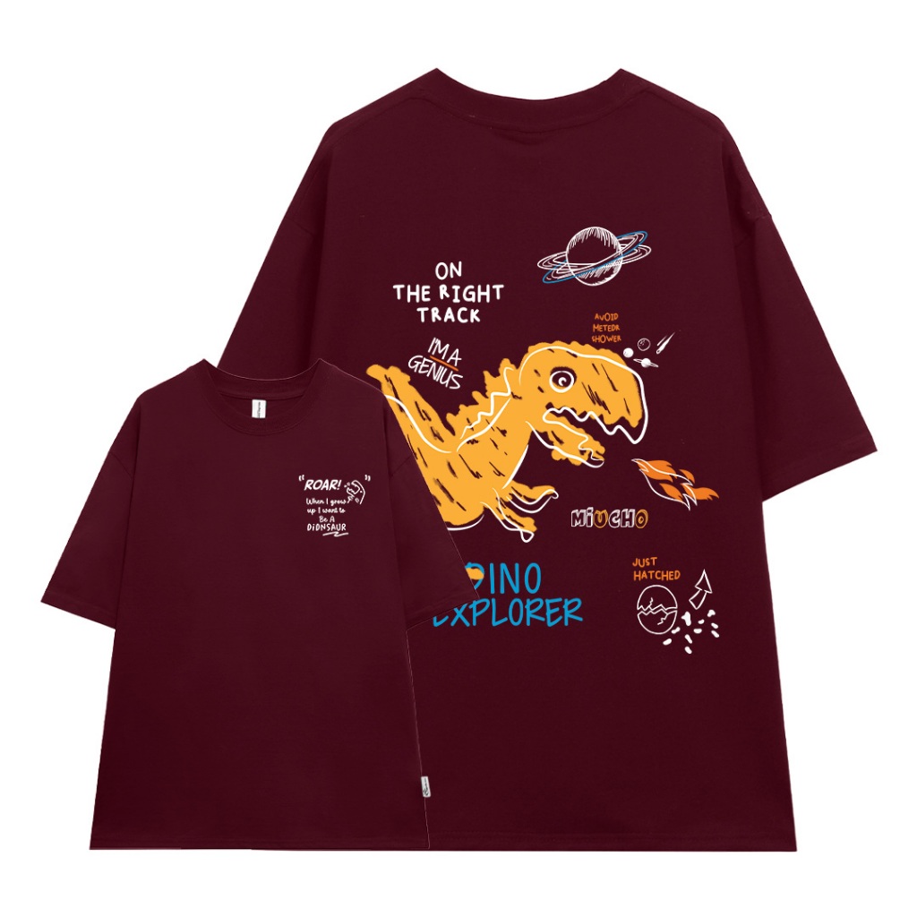 Áo thun nam form rộng ATD1137 Miucho Man tay ngắn áo phông cổ tròn in mix_thumbnail_20