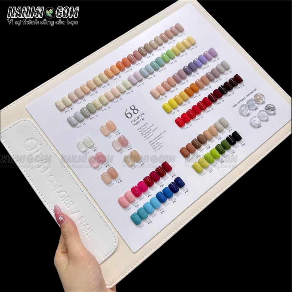 Sét sơn gel - 68 màu - COLORS