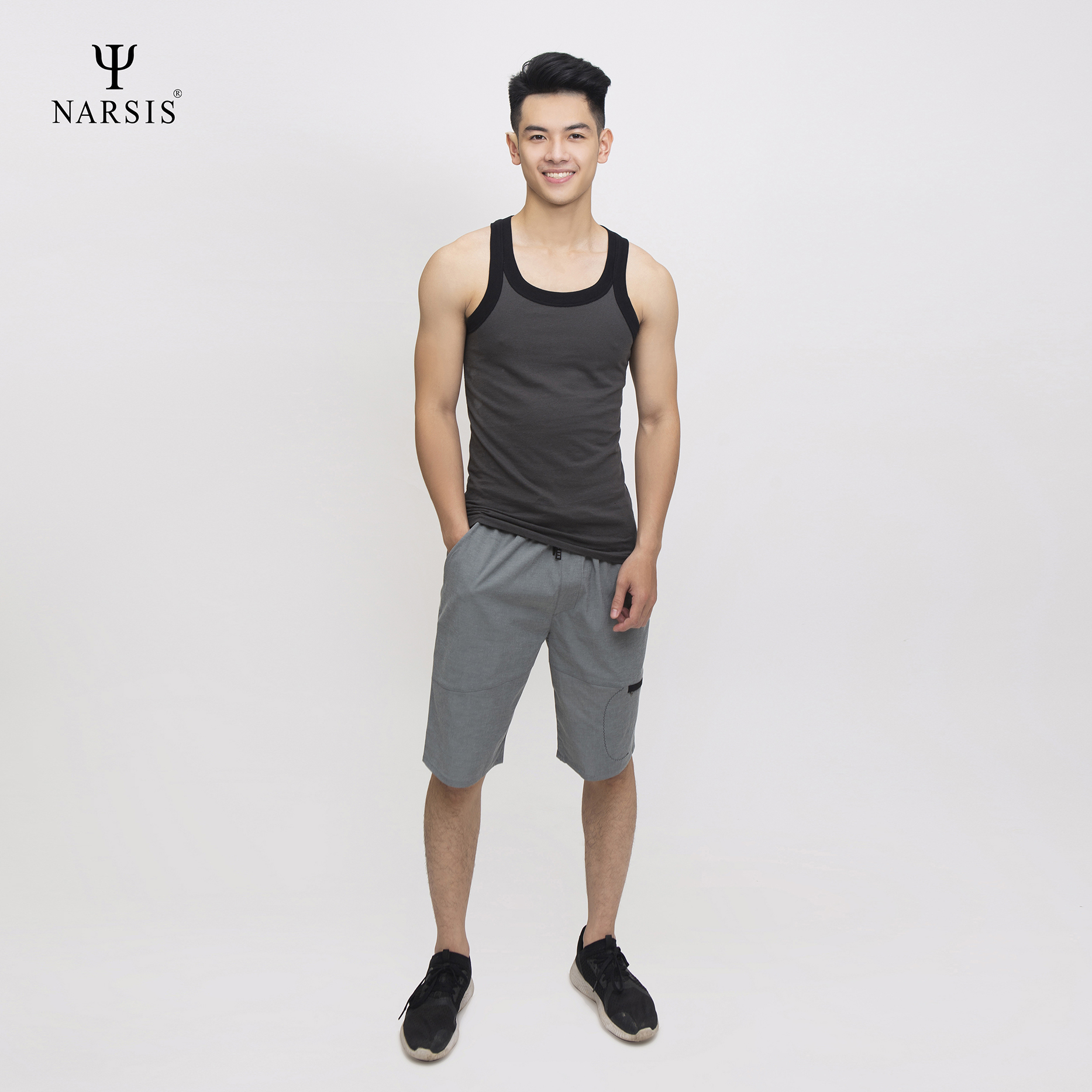 ÁO MAY Ô NAM D4056 NARSIS VẢI COTTON MỀM MẠI, CO GIÃN TỐT, VẢI THOẢI MÁI VẬN ĐỘNG, HÚT ẨM TỐT