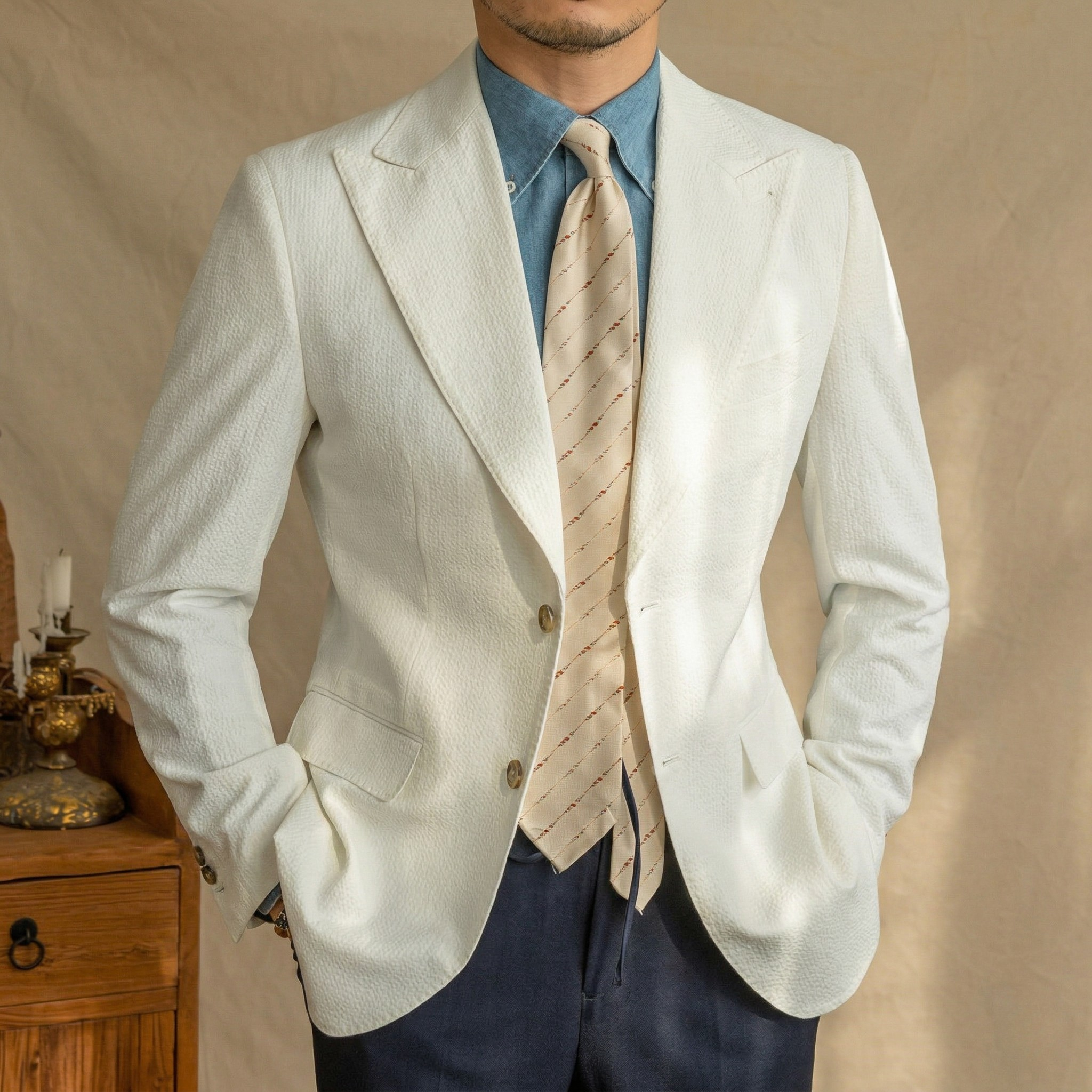 Blazer-Roma Seersucker Season 1 Khuy Thường_thumbnail_4