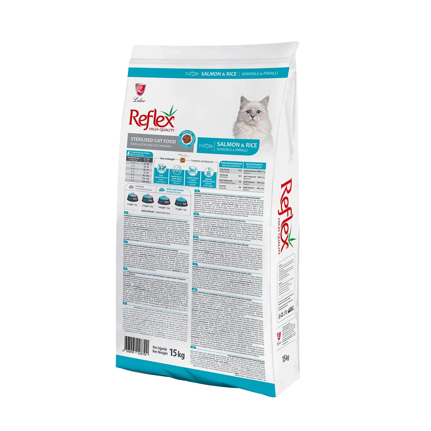 Thức ăn cho mèo Reflex Sterilised Cat Food Salmon & Rice (vị cá hồi) 2kg_thumbnail_2