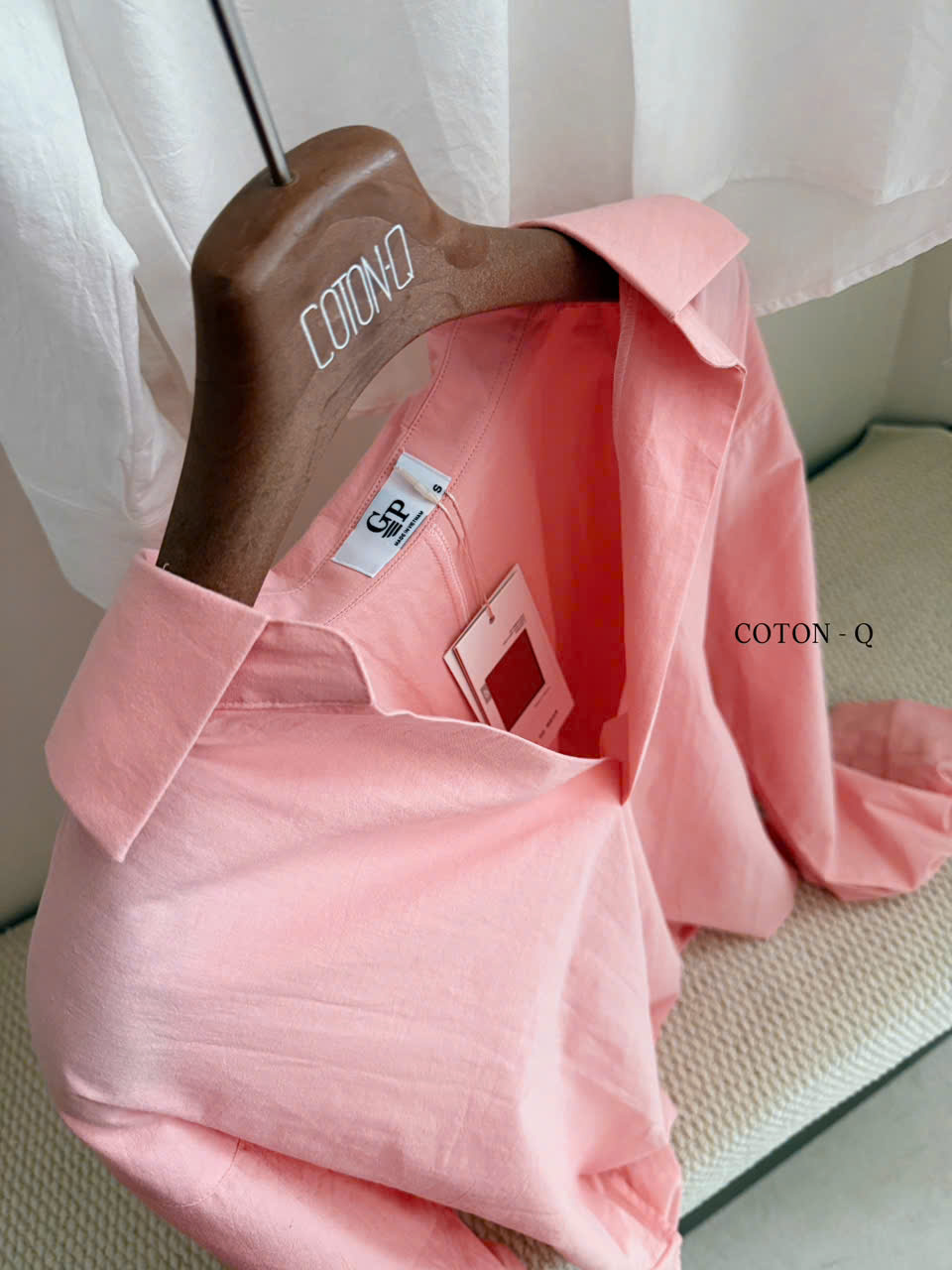 Áo somi tay dài phối kiểu ( HỒNG CAM )_thumbnail_21