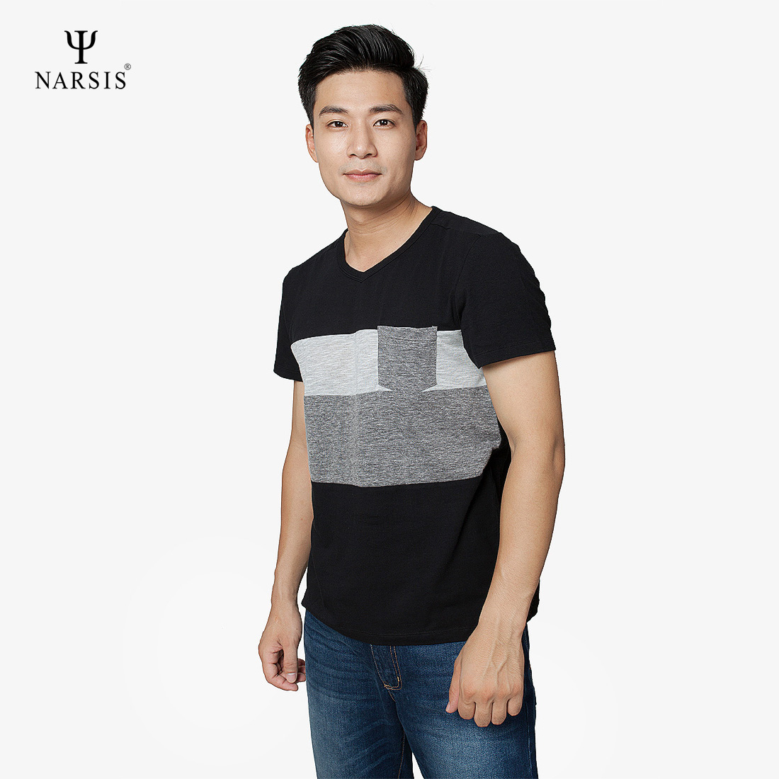 ÁO NAM NARSIS D8047 NARSIS CHẤT LIỆU THOÁNG MÁT, DỄ CHỊU, THOẢI MÁI CẢ NGÀY, DỄ VẬN ĐỘNG