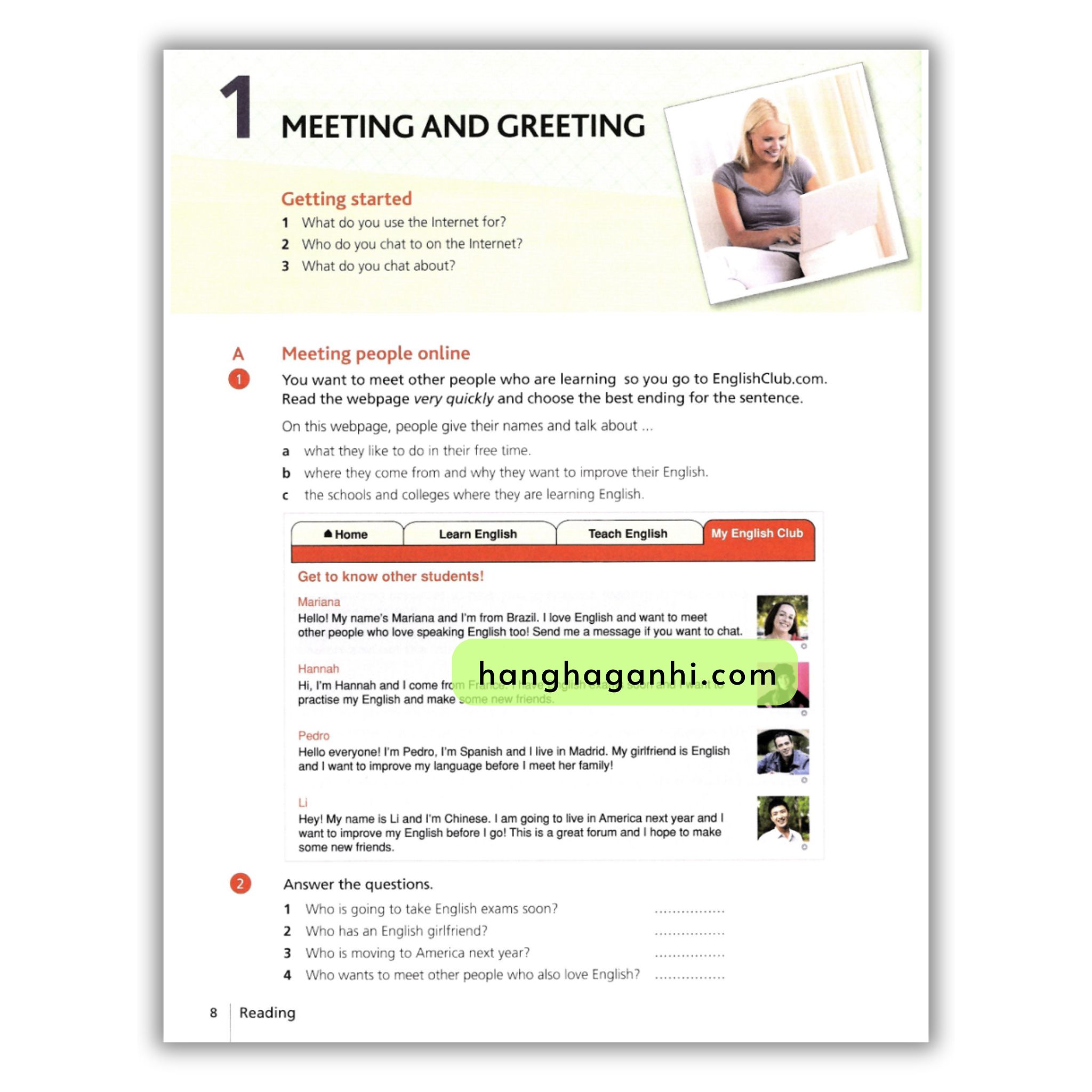 Collins English For Life A2 : Reading Pre-Intermediate_thumbnail_9