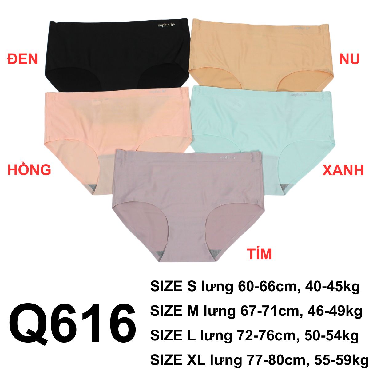 Q616 - Quần chip su
