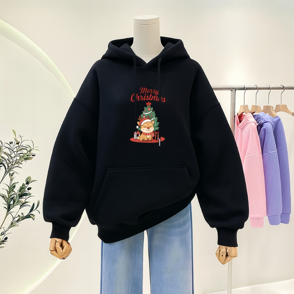 Áo hoodie nam, nữ NOEL form rộng chất liệu nỉ dày dặn - Áo nỉ có mũ unisex local brand Loza G0432_thumbnail_5