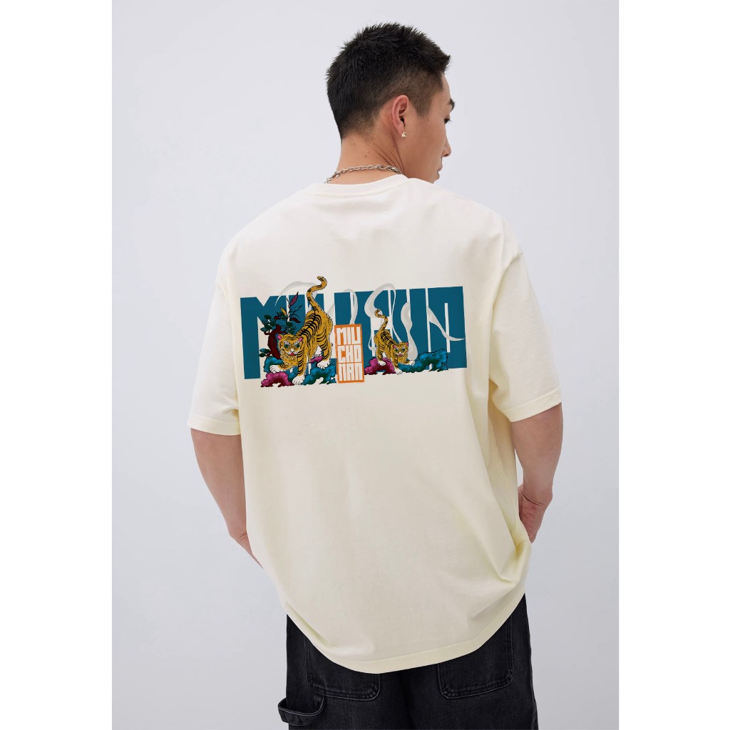 Áo thun nam form rộng 12 con giáp tuổi Dần ( tuổi hổ) ATD440 Miucho Man cotton cổ tròn ingraphic_thumbnail_5